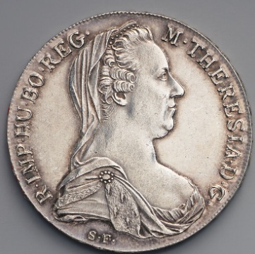 Maria Theresa, 1780  (Günzburg Mint - Silver Thaler) The Metropolitan Museum of Art, New York, NY, 2010.266